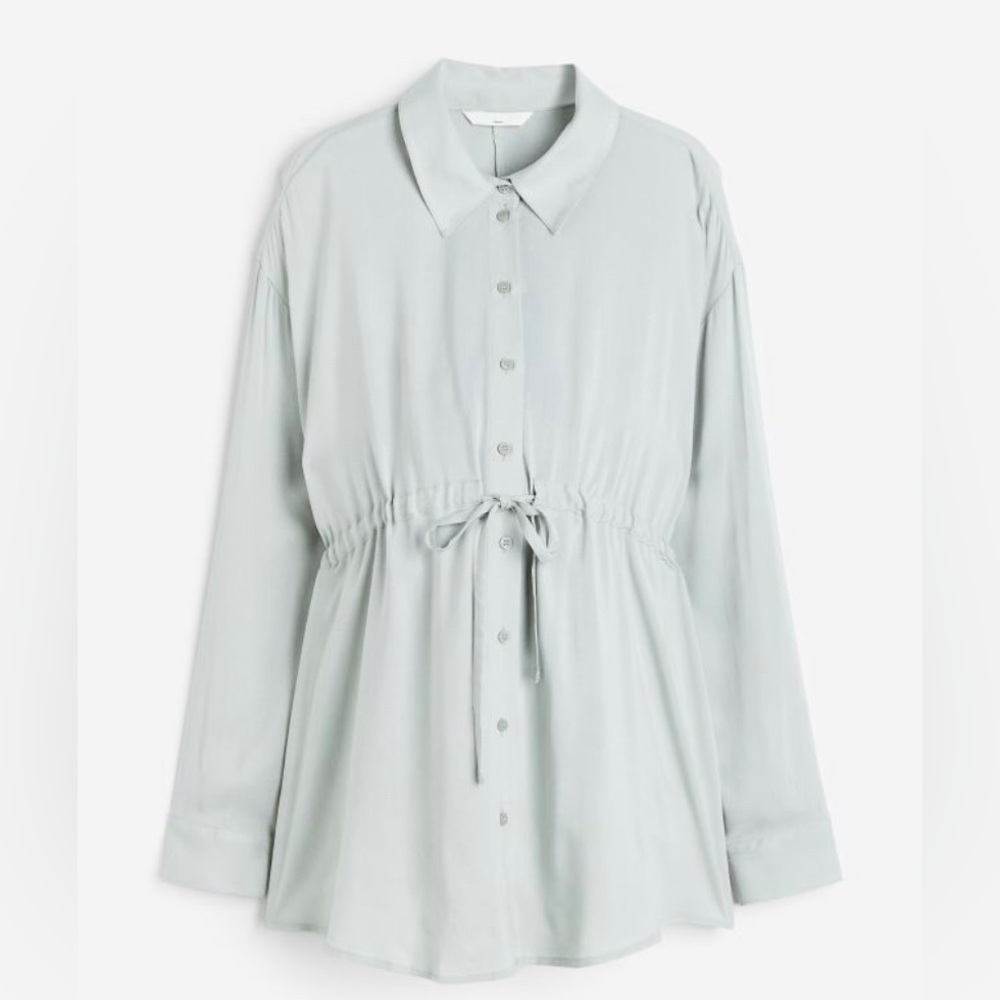 MATERNITY Tie-belt Blouse size M